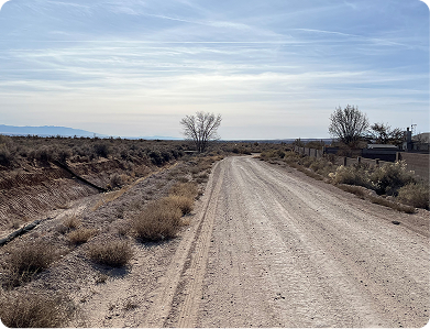 North end of project, western edge of Rainbow alignment